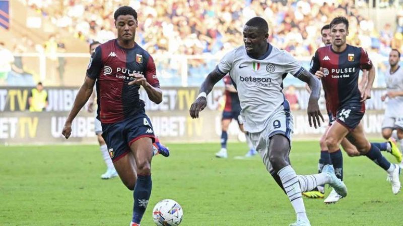 Bảng tỷ lệ kèo trận Inter vs Genoa